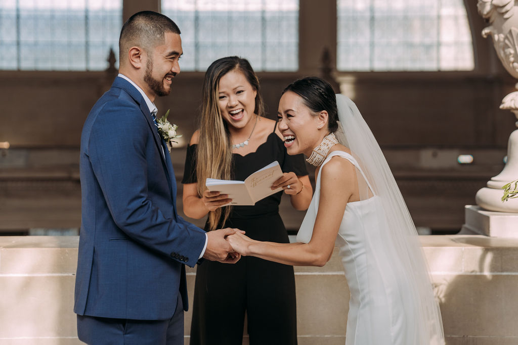 San Francisco city hall elopement ceremony